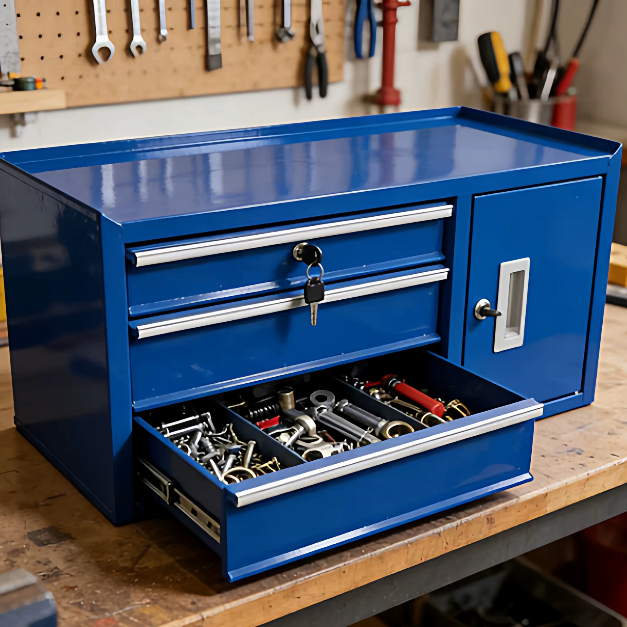 Tools Box For Workshop - Многофункциональный металлический настольный шкаф для инструментов,