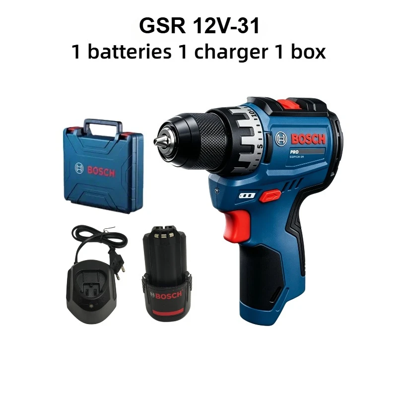 Power Tools For Workshop - Беспроводная дрель Bosch Professional GSR 12V-31,