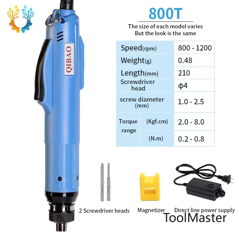 Power Tools For Workshop - 【2026】Электрическая отвертка-дрель 800Т, автоматическая, промышленная, прецизионная