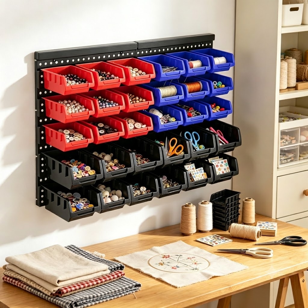 Screw Organizer Kit - Настенная система хранения с 30 двухцветными