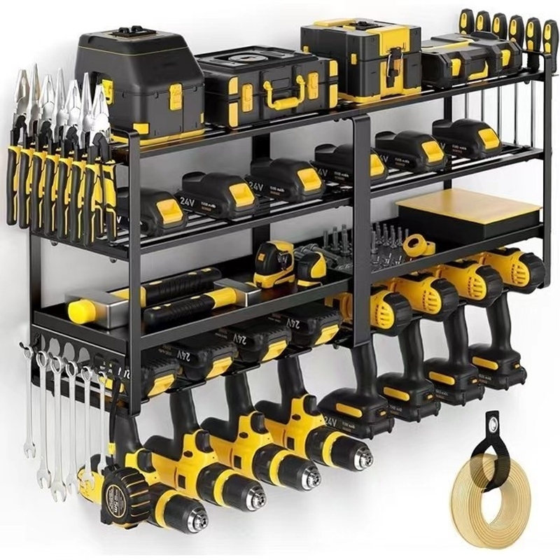 Power Tools In Workshop - Настенный органайзер для электроинструментов, плавающий шкаф