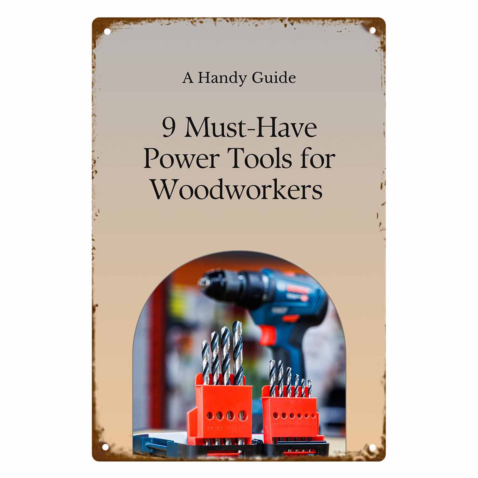 2D плоский постер (1 шт.) «9 н – обзор и цена Power Tools For Workshop