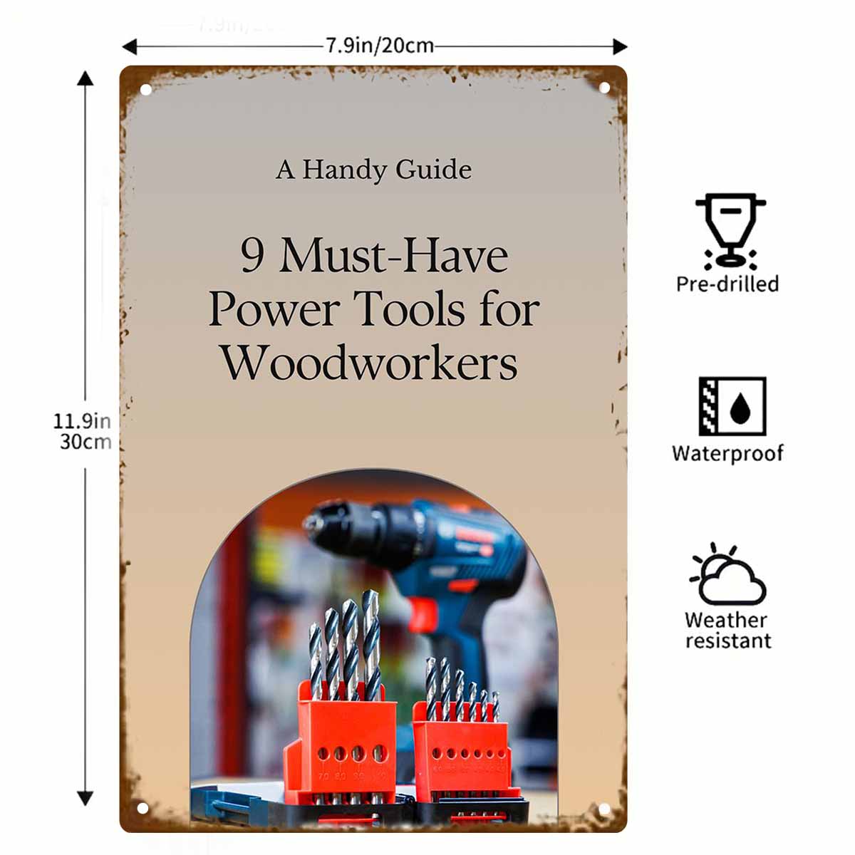 2D плоский постер (1 шт.) «9 н – обзор и цена Power Tools For Workshop
